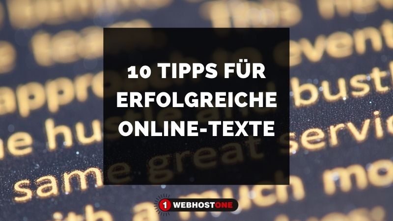 10 Tipps für erfolgreiche Online-Texte