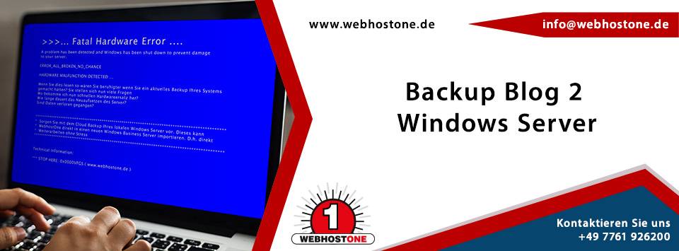 Backup Blog 2 – Windows Server